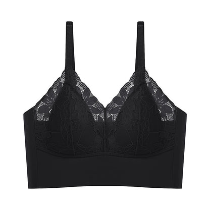 Body Shaping Vest Sports Fitness Push Up Lace Latex Bra