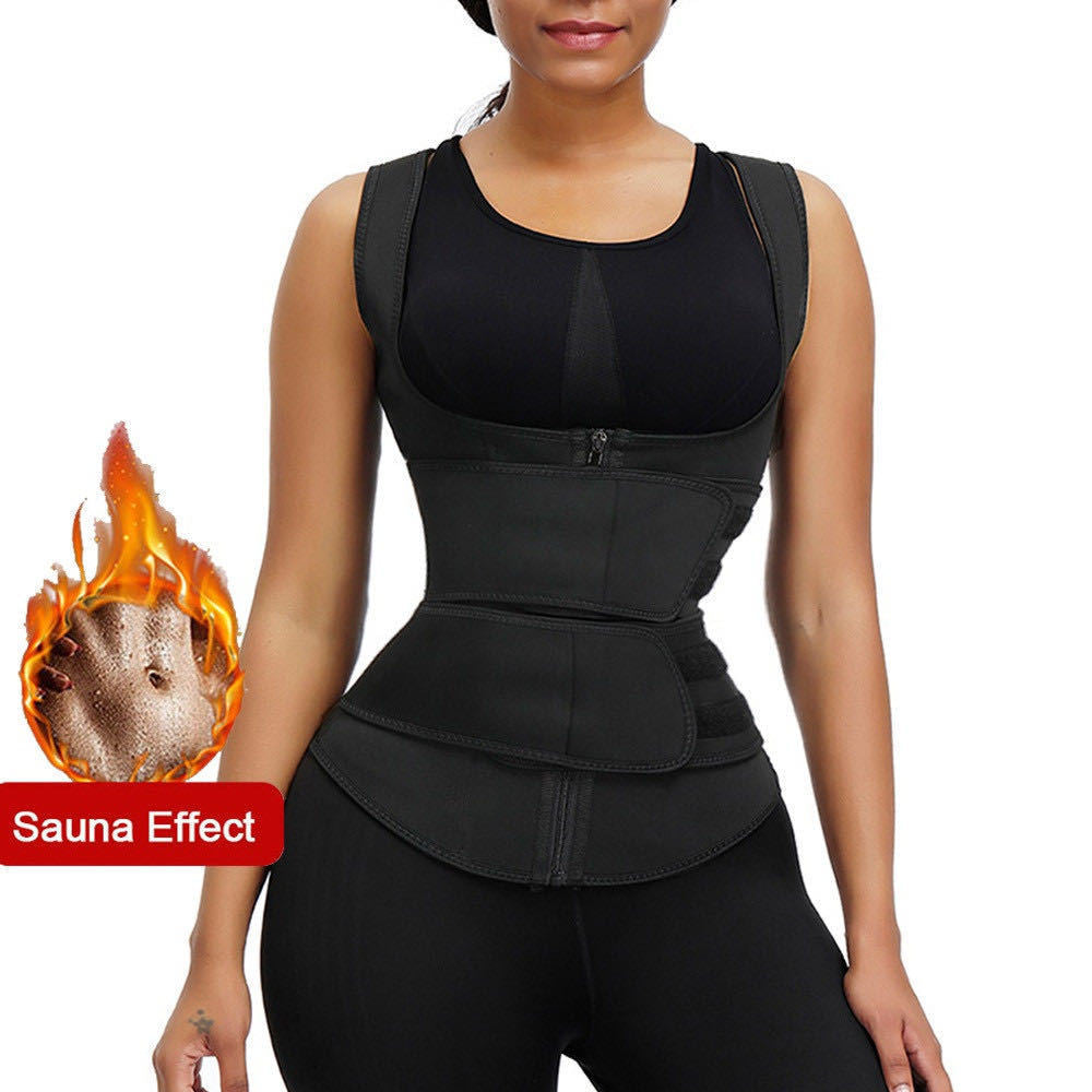 Amazon New Women's Zipper Body Shaping Corset Corset Body Shaping Body Shaping Body Shaping Body Shaping Body Shaping Waist Shaping Vest