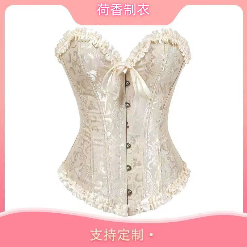 Spot Source Factory Bridal Dress Bottoming Fishbone Bra Tube Top Corset Waist Palace Shapewear Supply