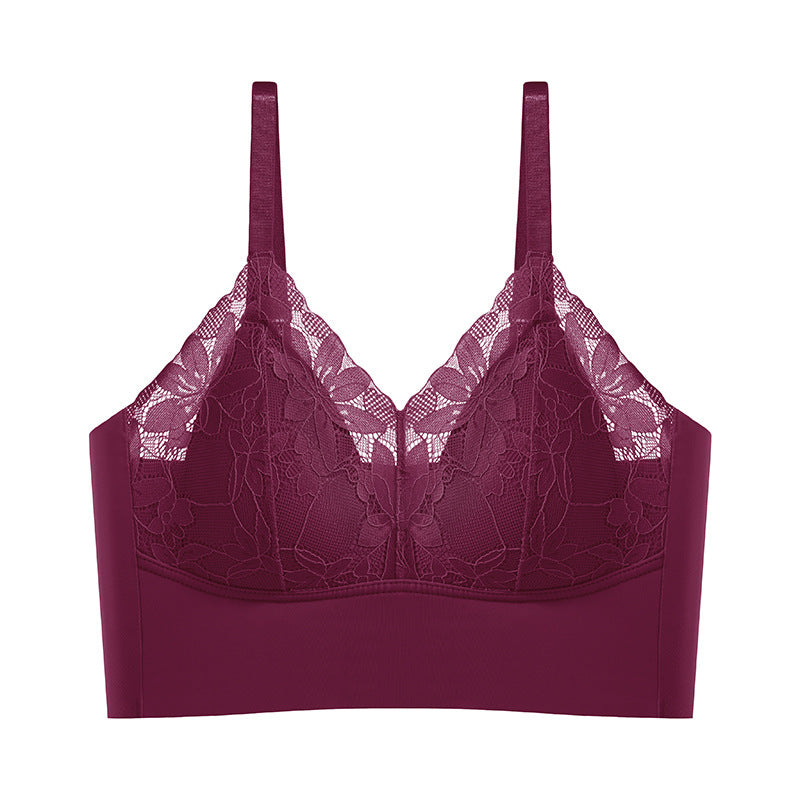 Body Shaping Vest Sports Fitness Push Up Lace Latex Bra